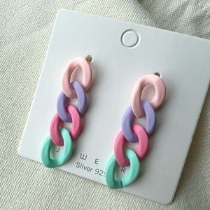 New earrings acrylic